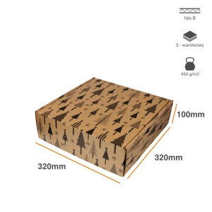Karton świąteczny 320x320x100 3W 450g